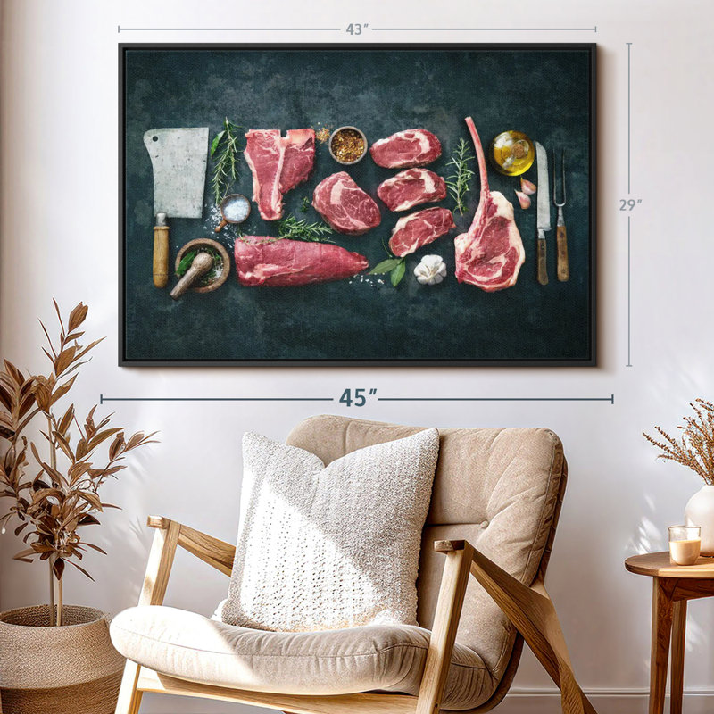 "Impression sur toile", H 29 po x l 43 po