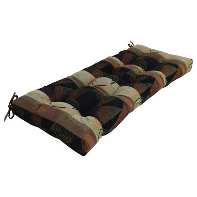 Tufted Jacquard Chenille Bench Cushion