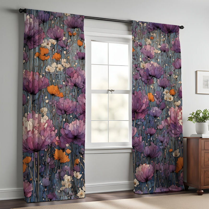Window Curtains, 20" W x 52" L