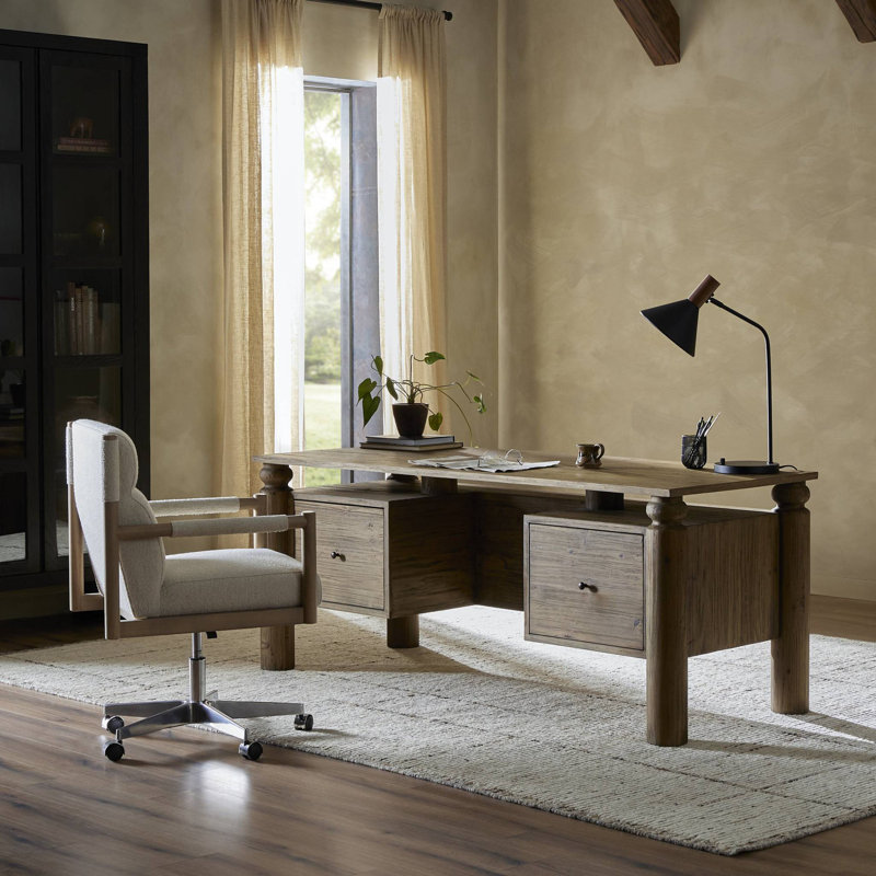 Solid Wood Executive Desk