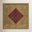 'Asian Textile' Framed Graphic Art Print
