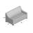 Phillips 68" Recessed Arm Sofa Bed with Reversible Cushions-18863370-18863372-66597162