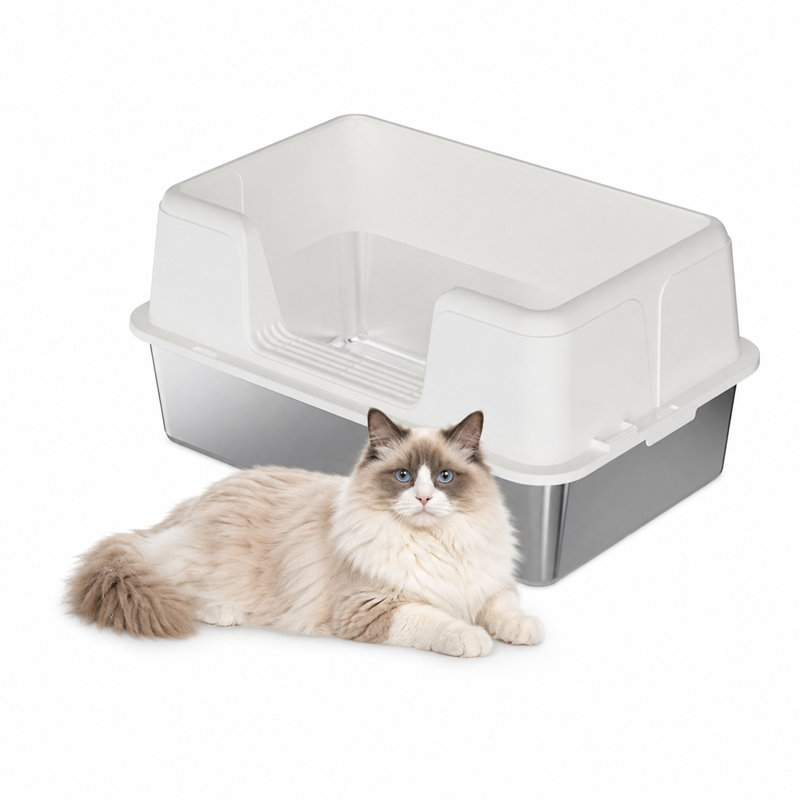 Litter Box, 60 x 40 x 31.5cm, White