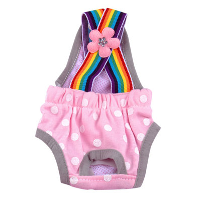 Dog Sanitary Panties,pet Physiological Pants Jumpsuits With Strap For Dog Cat