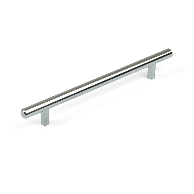 Polished Chrome T-Bar Handles , 160mm