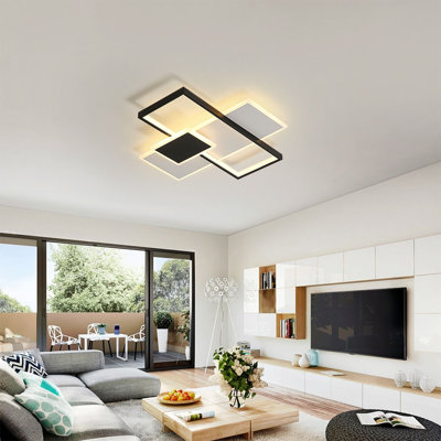 50CM Dimmable LED Flush Mount Ceiling Light