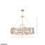 Lustre éthéré rose 8 lumières - Havane doré