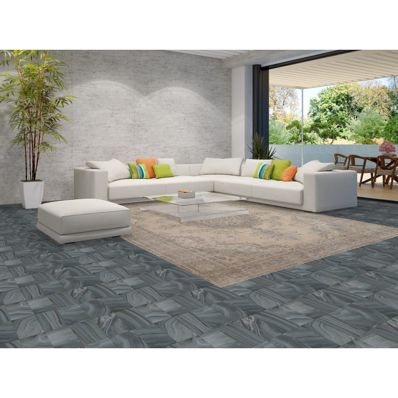 Tapis traditionnel en laine vieillie 10 x 13