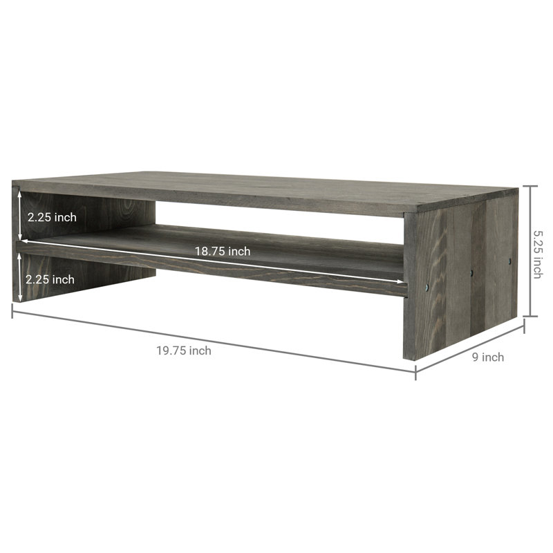 Desktop Organizer 2-Tier Monitor Stand