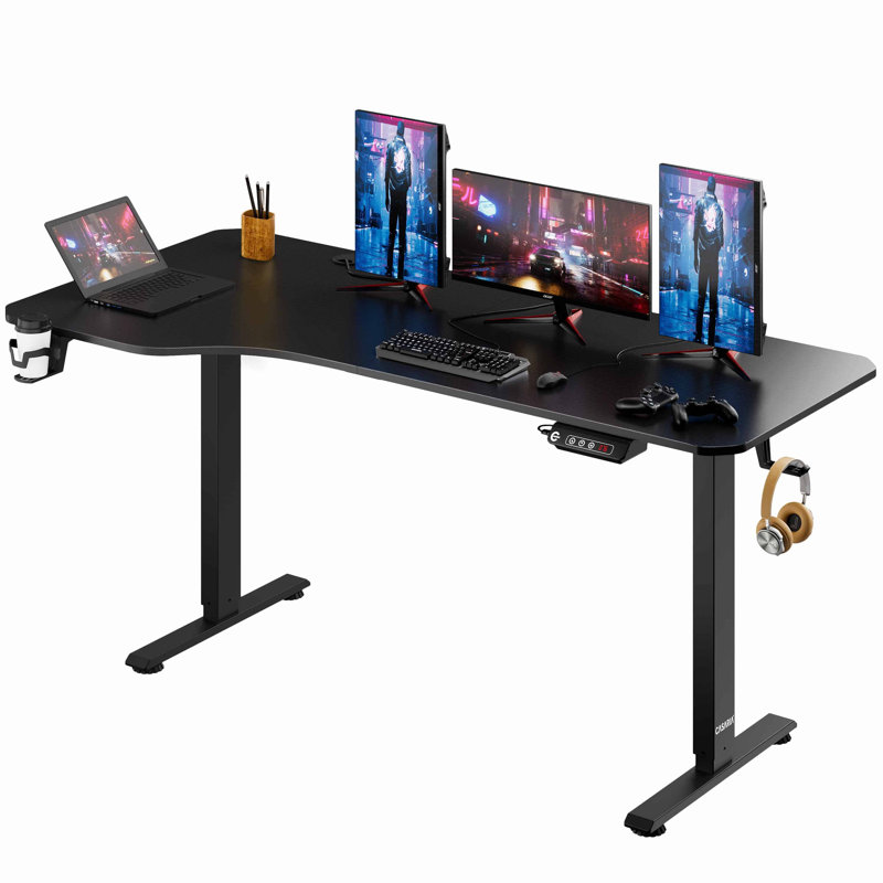 Adjustable Metal Base Writing Desk