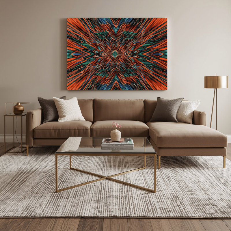 Art mural Op Op 42, 8" H x 10" W