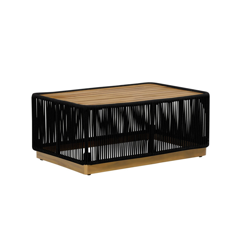 Table basse Alpine, Noir