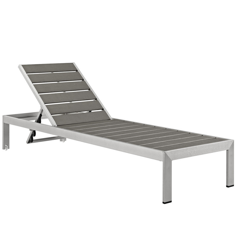 Modway Shore Aluminum Outdoor Chaise