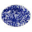 Cobalt Swirl Handmade Enamelware Platter