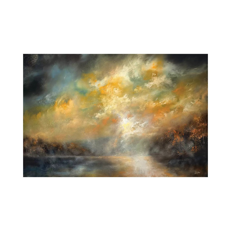 Les eaux de la Juniata bleue, H 12 po x l 18 po x 1,5 po