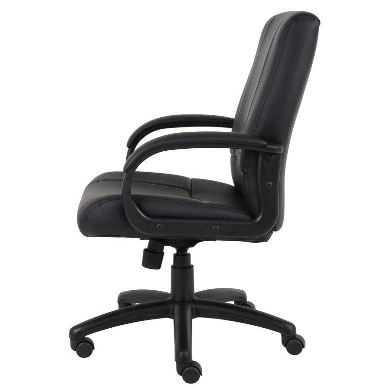 Black High Back Ergonomic Leather Executive Swivel Chair