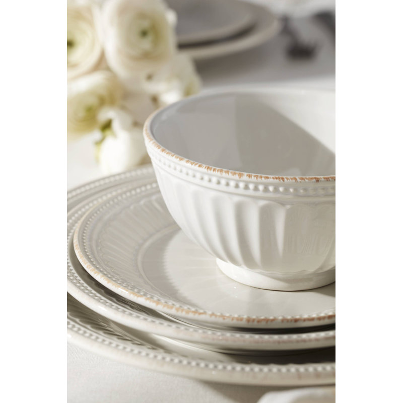 French Perle Groove All-Purpose Bowls, Set Of 4