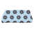 Light Blue/Dark Blue/White