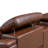 Leather Match Modular Sectional with Recliner Seat and Adjustable Headrest and Storage Console with Cup Holders-1890676923-1890676917
