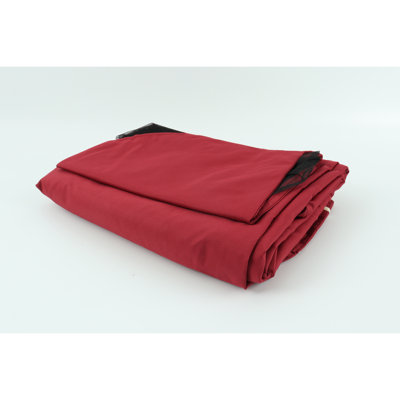 10x10 Ft Outdoor Gazebo Replacement Top - Red. Material. Protection, Water Repellent. Lower With Drains, Higher Net Red Covering. Protected, Water-repellent. Double-layered Drain Holes And Barrier