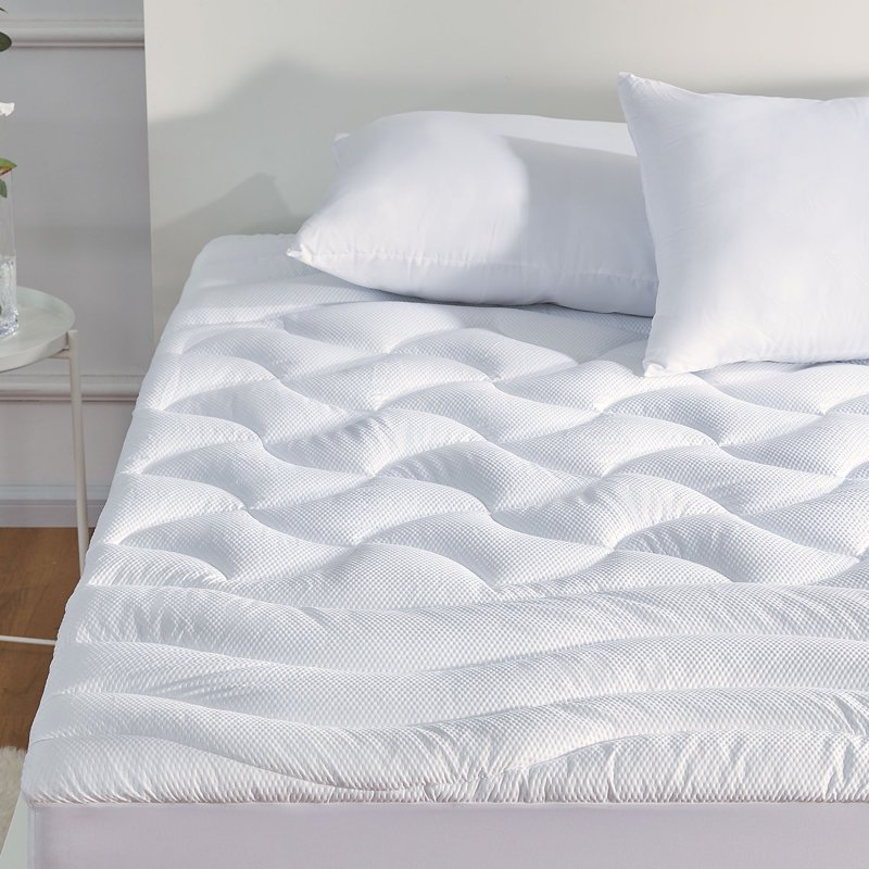 Protège-matelas Lam Down, Blanc, Simple