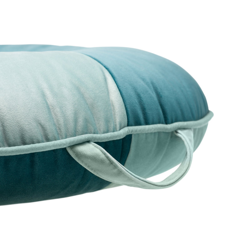 Velvet Circular Pillow Cover & Insert