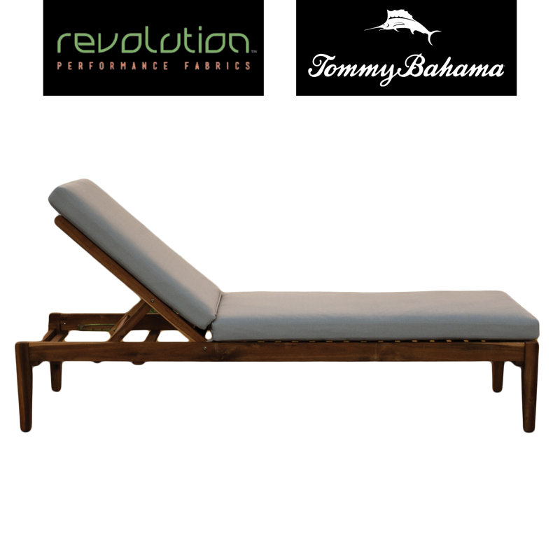 TB Chaise Tommy Bahama 1 - Piece Outdoor Seat/Back Cushion, 24"W x 79"L, Bamboo Bay Sand