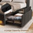 Komor Upholstered Storage Bed with Charging Station and LED Lights