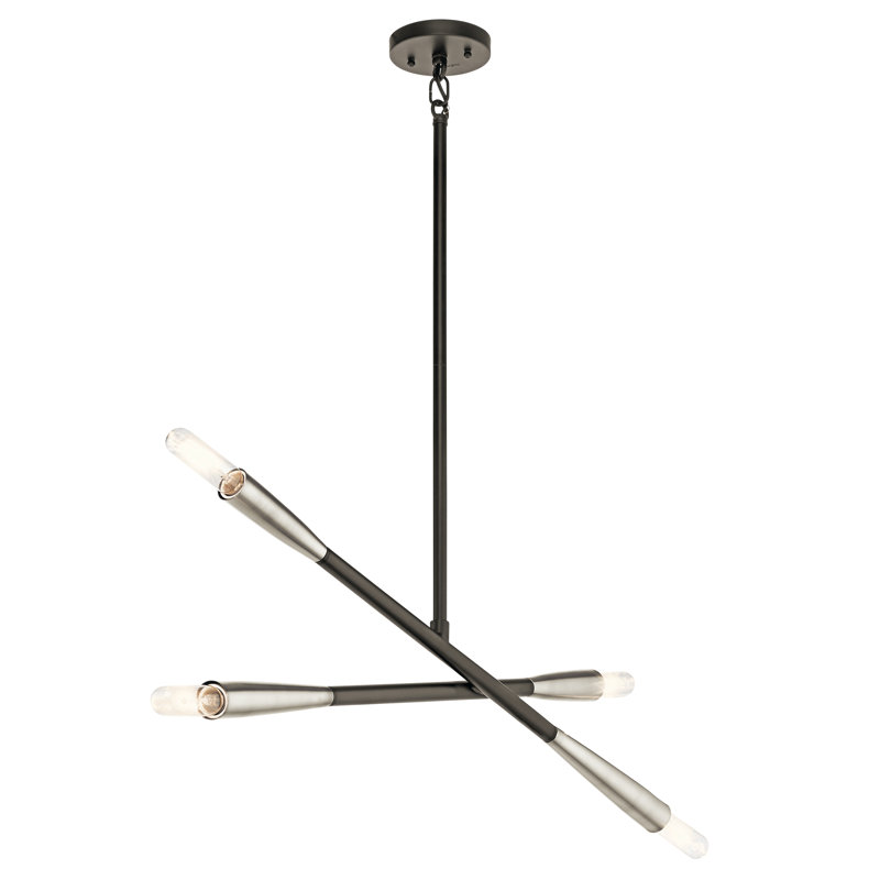 Lustre linéaire moderne à 4 lumières Branches
