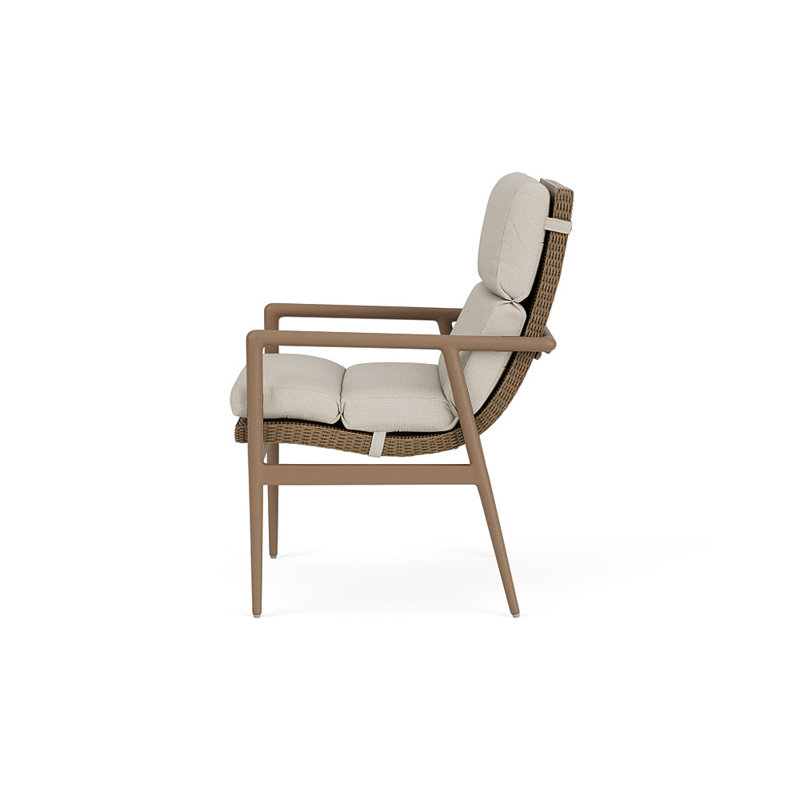 Cascade Outdoor Dining Armchair, Fife Fog, Fawn