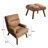 Maybery 44.1''Wide Modern Soft Upholstered Standard Reclining Accent Chair With Ottoman-877550733