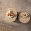 Ensemble de 2 tables basses gigognes rondes en bois pour table ronde-313109071-313195945