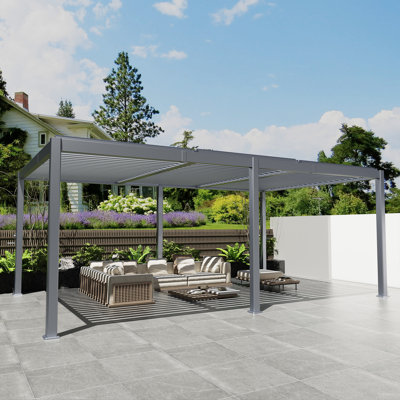 ALL Aluminum Pergola with Adjustable Roof