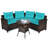 Cilegon 4 - Person Patio Conversation Set with Cushions-1173321860
