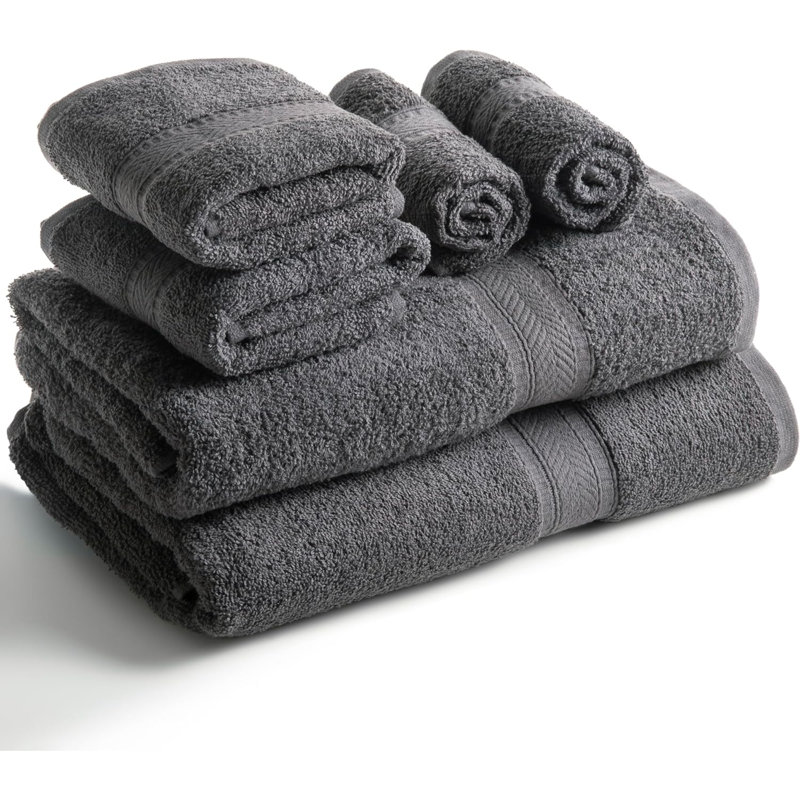 Nanhey 100% Cotton Mulit-Size Set, Charcoal
