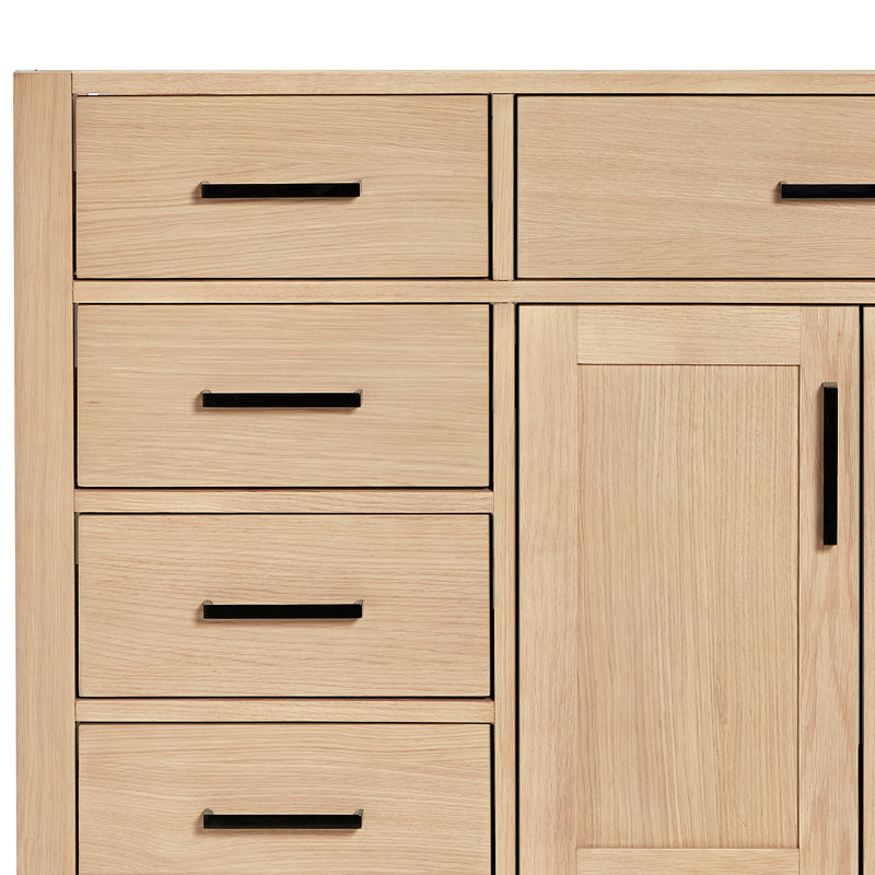 42" Single Bathroom Vanity Base only, Natural Oak
