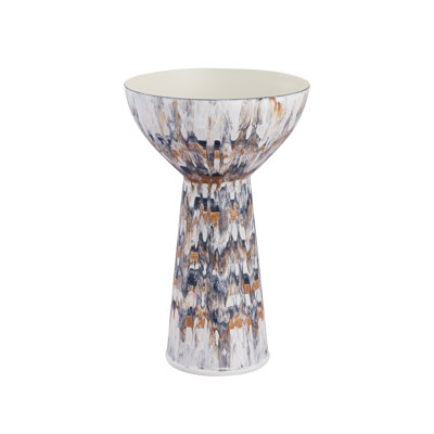 Langport Pedestal Bowl - Small Amber