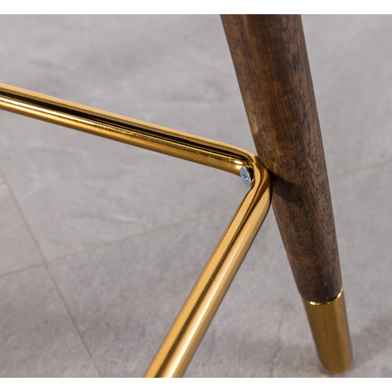 Tabouret de bar et de comptoir Renn, Tabouret de comptoir (siège d'une hauteur de 26 p, Rose