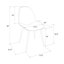 18cm H Upholstered Side Chair-290189878
