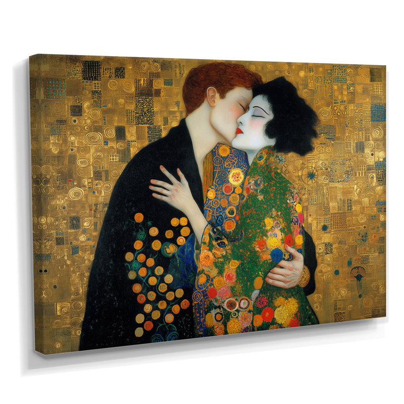 Impression intime sur toile, "Couple intime", H 24 po x l 32 po, Toile tendue, Ne s’applique pas