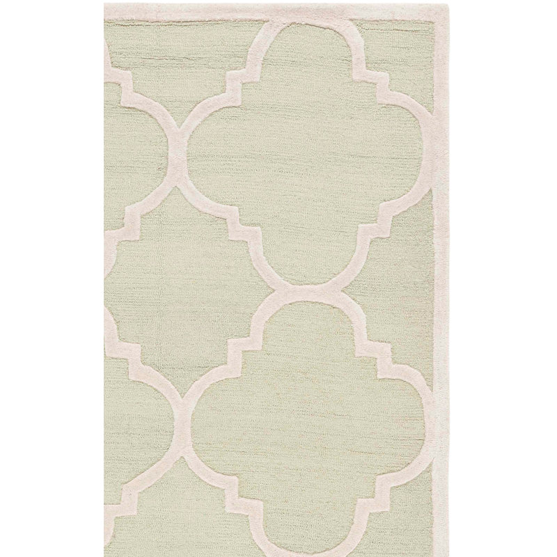 Tapis en laine touffeté à la main Cannen, Tapis de couloir 2 pi 6 po x 6 pi