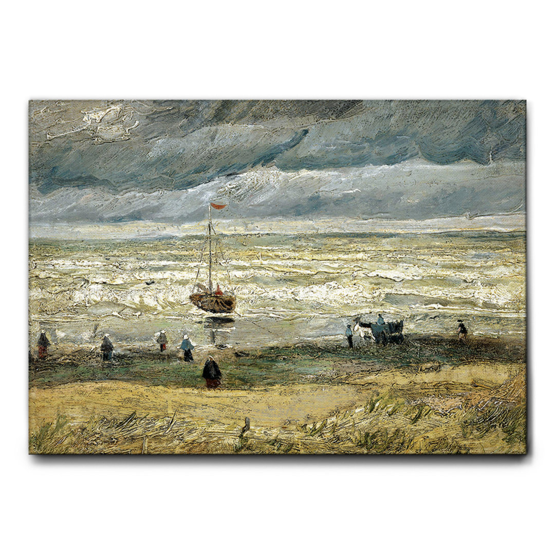 Leinwandbild Marina in Scheveningen von Vincent Van Gogh