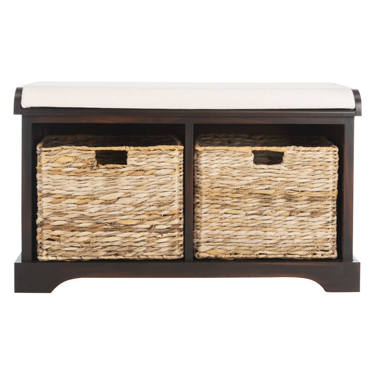 Briananthony Canvas Upholstered Storage Bench