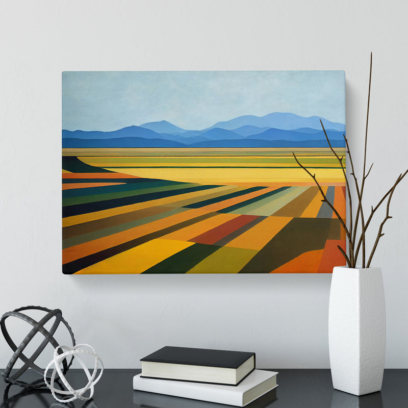Extraordinary Spring Meadow Landscape - Wrapped Canvas, 50cm H x 76cm W x 3cm D