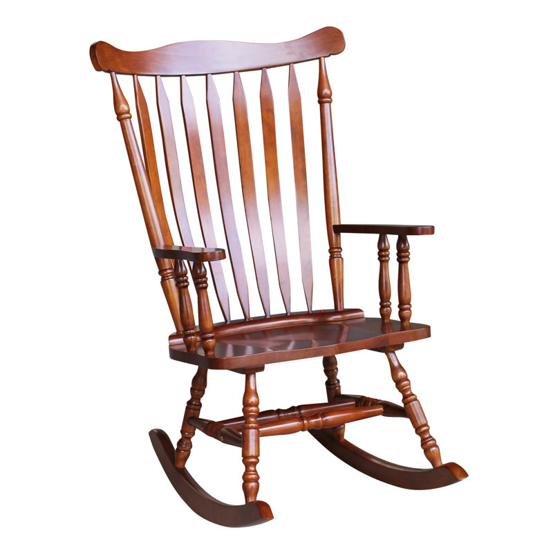 Solid Wood Rocking Chair, Cherry