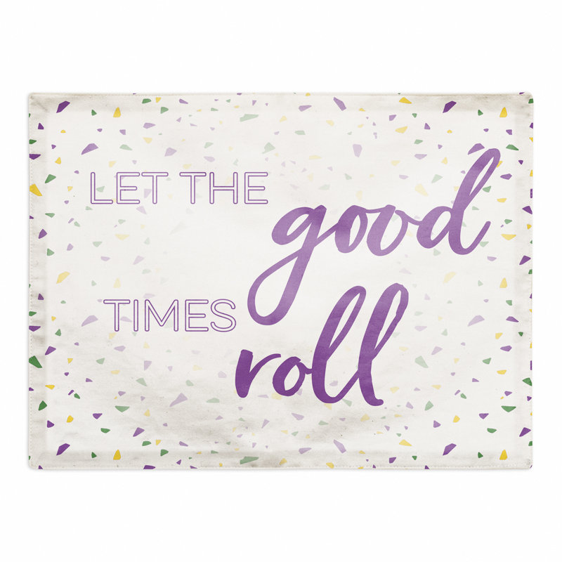 Polyester No Pattern Rectangle Placemat
