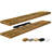 47" Extra-Long Floating Shelves with Invisible Mounting - Set of 2, Walnut-654864811-648025871