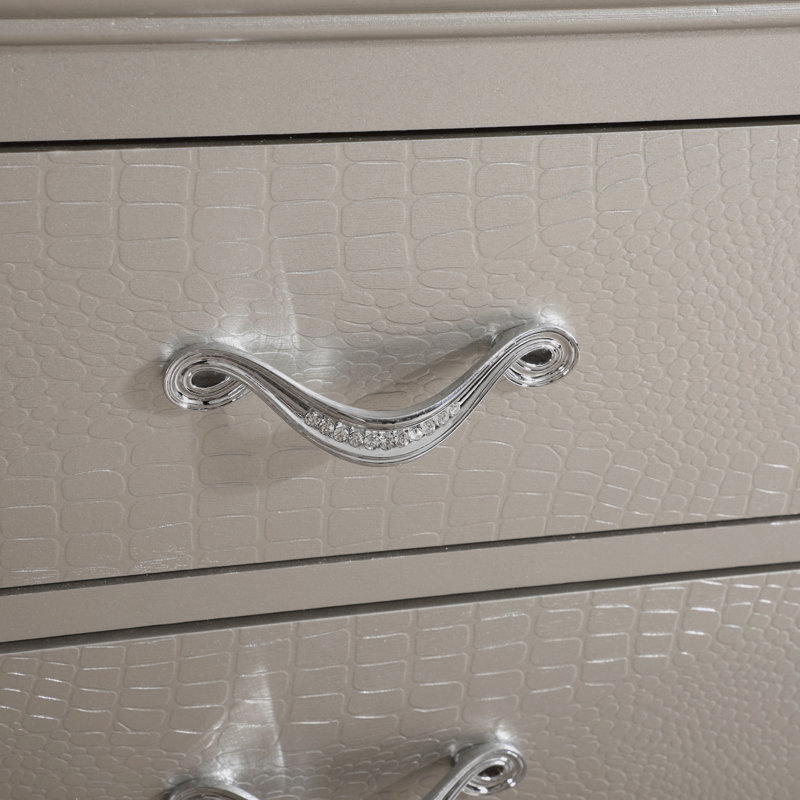Commode Lorana G6500-D, argent champagne (commode)