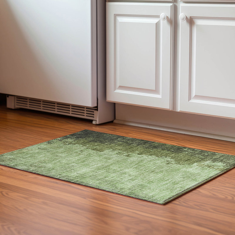 Premium Machine Washable Woodall AMF1912 Abstract Rug, Rectangle 1'8" x 2'6"
