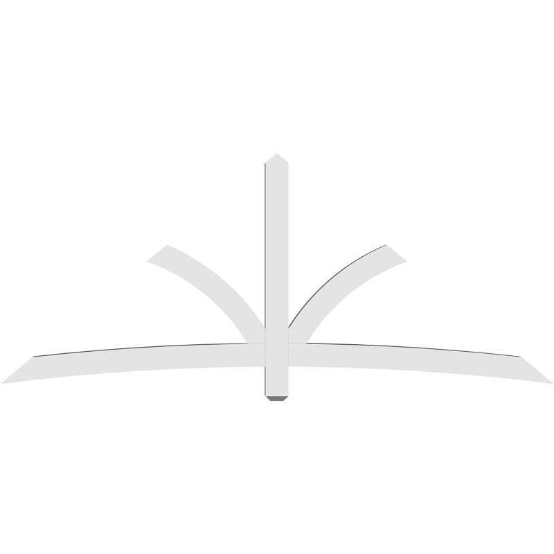 Support pour pignon Davenport, H 40 po x l 96 po (pas: 10/12), P 4 po x F 4 po, PVC